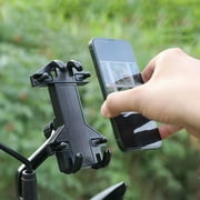 Qaailabf Universal Mobile Phone Stand for Electric Vehicles, Motorcycles \u0026 Bicycles | Shockproof \u0026 Adjustable Navigation Holder | Black Plastic | 19.5x10x9.2cm | Easy Install